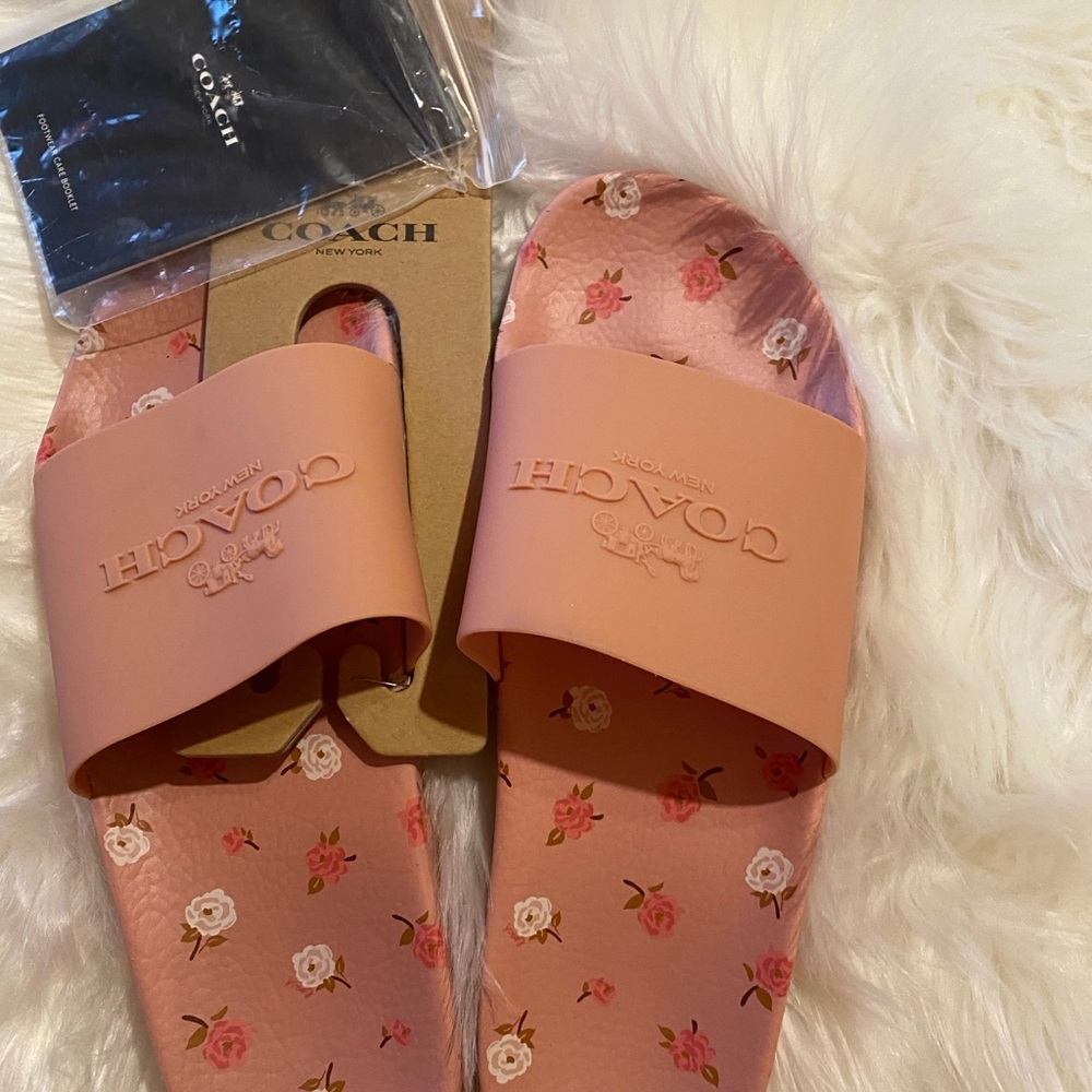 Coach Petal Pink Slides